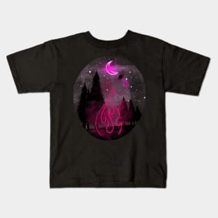 Neon camping Kids T-Shirt